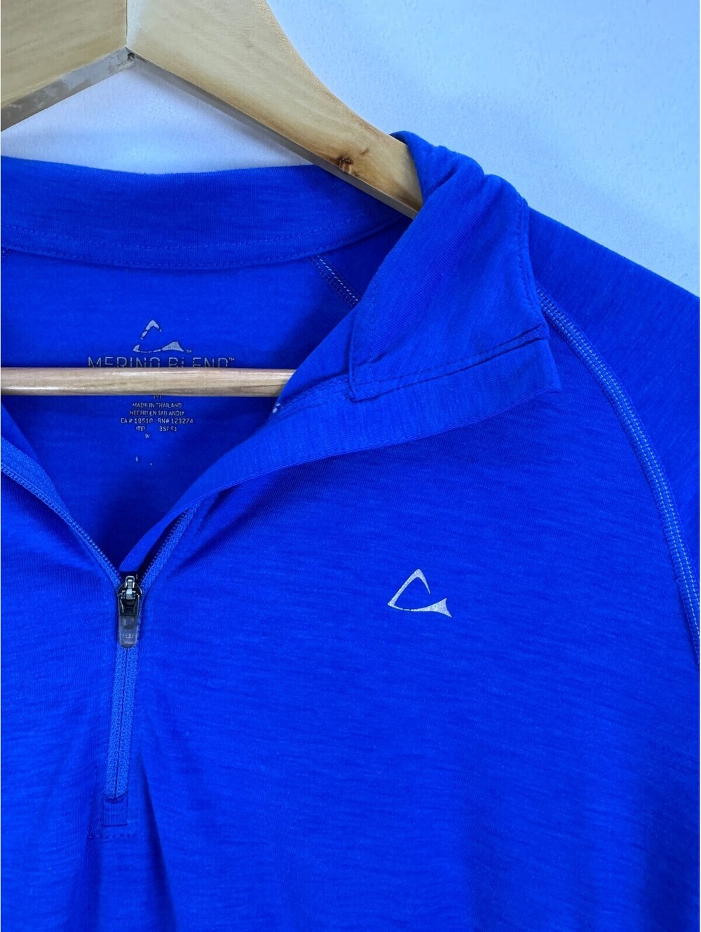 Paradox Merino Blend Quarter Zip Women's M Base Layer Hiking Outdoor Thumbholes - Picture 3 of 8